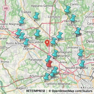 Mappa Via dell'Industria, 21040 Origgio VA, Italia (9.691)