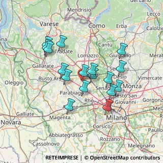 Mappa Via dell'Industria, 21040 Origgio VA, Italia (12.32882)