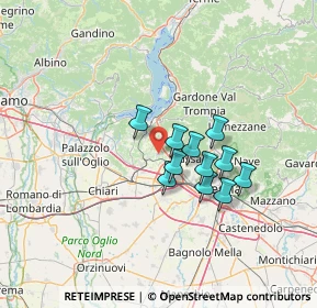 Mappa 25050 Passirano BS, Italia (9.92545)