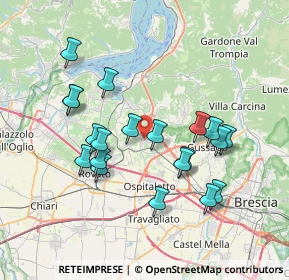 Mappa 25050 Passirano BS, Italia (7.0015)