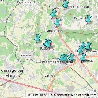 Mappa 25050 Passirano BS, Italia (2.23588)