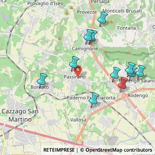 Mappa 25050 Passirano BS, Italia (2.24545)