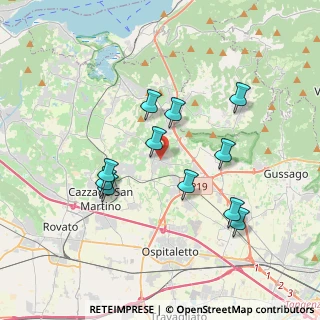 Mappa Via Garibaldi, 25050 Passirano BS, Italia (3.35364)