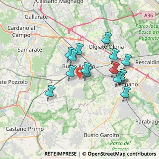 Mappa Via Ferrer Francesco, 21052 Busto Arsizio VA, Italia (3.132)