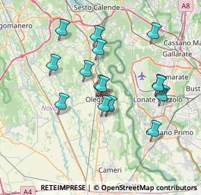 Mappa Via Vecchia Circonvallazione, 28047 Oleggio NO, Italia (6.49467)