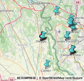 Mappa Via Vecchia Circonvallazione, 28047 Oleggio NO, Italia (8.368)