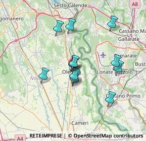 Mappa Via Vecchia Circonvallazione, 28047 Oleggio NO, Italia (5.67462)