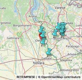Mappa Via Vecchia Circonvallazione, 28047 Oleggio NO, Italia (11.23909)