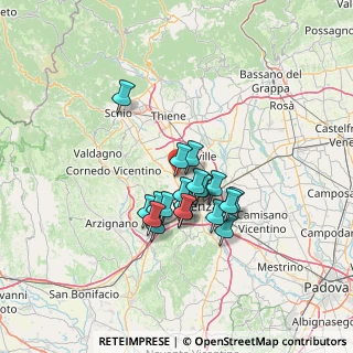 Mappa Via S. Cristoforo, 36030 Motta VI, Italia (9.9485)