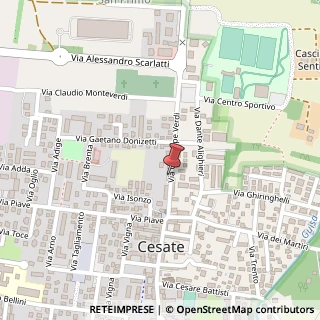 Mappa Via Verdi,  3, 24058 Cesate, Milano (Lombardia)