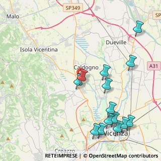 Mappa Via S. Cristoforo, 36030 Motta VI, Italia (5.04357)