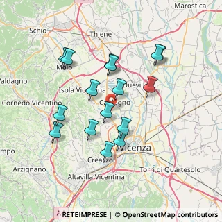 Mappa Via S. Cristoforo, 36030 Motta VI, Italia (6.67875)