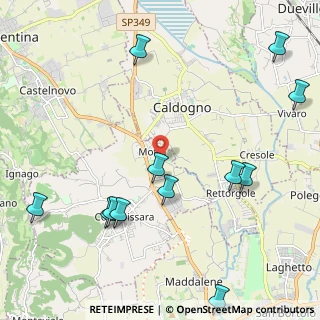 Mappa Via S. Cristoforo, 36030 Costabissara VI, Italia (2.64583)