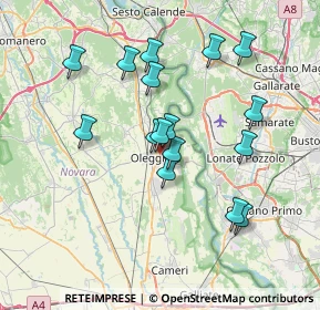 Mappa Via Carmine, 28047 Oleggio NO, Italia (6.645)