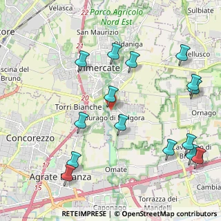 Mappa Via Fratelli Cervi, 20875 Burago di Molgora MB, Italia (2.52133)
