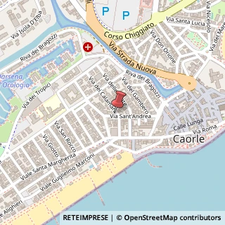 Mappa Via Sant' Andrea, 34, 30021 Caorle, Venezia (Veneto)