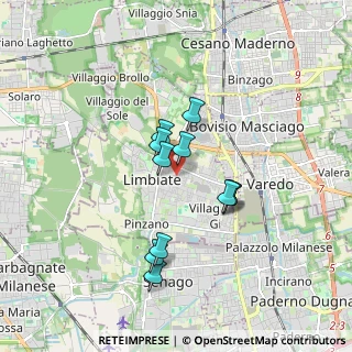 Mappa 20051 Limbiate MB, Italia (1.38273)