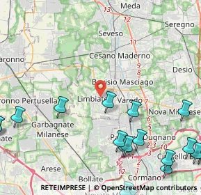 Mappa 20051 Limbiate MB, Italia (6.757)