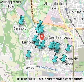 Mappa 20051 Limbiate MB, Italia (0.744)