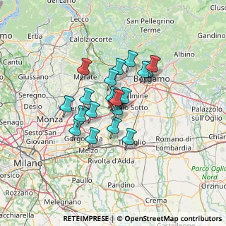 Mappa Via Guglielmo Marconi, 20056 Trezzo sull'Adda MI, Italia (9.1755)