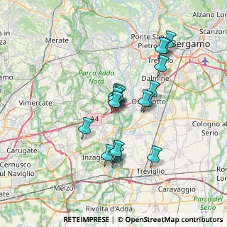 Mappa Via Guglielmo Marconi, 20056 Trezzo sull'Adda MI, Italia (5.69526)