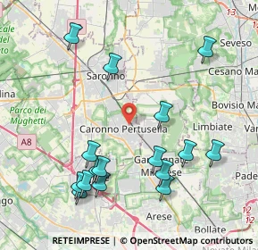 Mappa Via Arno, 21042 Caronno Pertusella VA, Italia (4.46875)