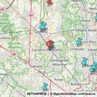 Mappa Via Arno, 21042 Caronno Pertusella VA, Italia (5.58818)