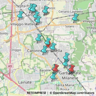 Mappa Via Arno, 21042 Caronno Pertusella VA, Italia (2.4185)
