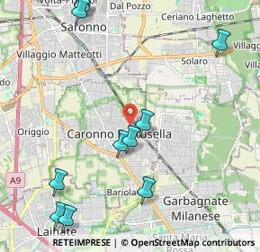 Mappa Via Arno, 21042 Caronno Pertusella VA, Italia (2.65455)