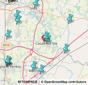 Mappa Via Guglielmo Marconi, 31032 Casale Sul Sile TV, Italia (6.698)