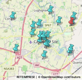 Mappa Via Guglielmo Marconi, 31032 Casale Sul Sile TV, Italia (1.7365)