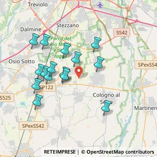 Mappa Via Spirano, 24050 Spirano BG, Italia (3.56125)