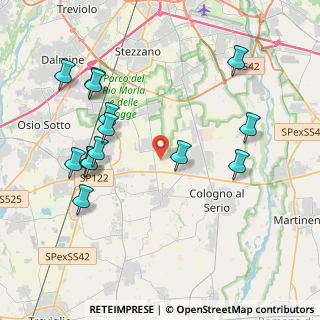 Mappa Via Spirano, 24050 Spirano BG, Italia (4.33357)