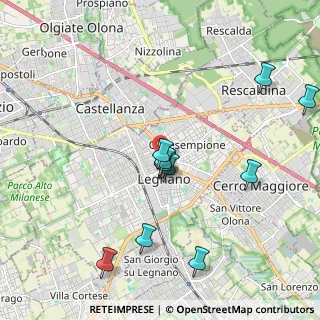 Mappa Via Felice Musazzi, 20025 Legnano MI, Italia (1.95636)