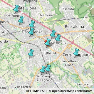 Mappa Via Felice Musazzi, 20025 Legnano MI, Italia (2.07455)