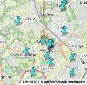 Mappa Via Redipuglia, 20835 Muggiò MB, Italia (2.21647)