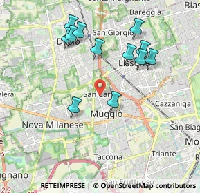 Mappa Via Redipuglia, 20835 Muggiò MB, Italia (1.91083)