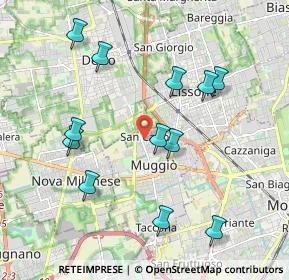 Mappa Via Redipuglia, 20835 Muggiò MB, Italia (2.0225)