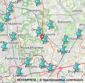 Mappa Via Redipuglia, 20835 Muggiò MB, Italia (5.956)