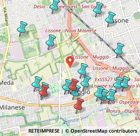 Mappa Via Redipuglia, 20835 Muggiò MB, Italia (1.1805)