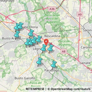 Mappa Via Pasteur, 20025 Legnano MI, Italia (3.66333)