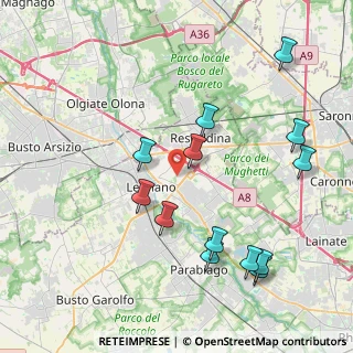 Mappa Via Pasteur, 20025 Legnano MI, Italia (4.42077)