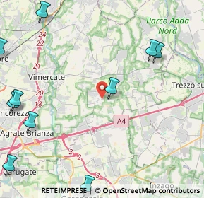 Mappa Via Santuario, 20876 Ornago MB, Italia (6.68583)
