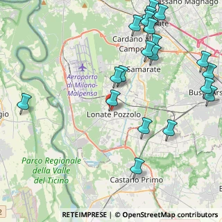 Mappa Via Guglielmo Oberdan, 21015 Lonate Pozzolo VA, Italia (5.437)