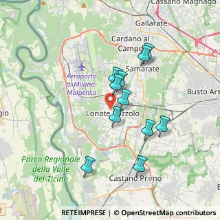 Mappa Via Guglielmo Oberdan, 21015 Lonate Pozzolo VA, Italia (3.11636)