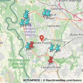 Mappa Via Cavour, 21015 Lonate Pozzolo VA, Italia (4.50091)