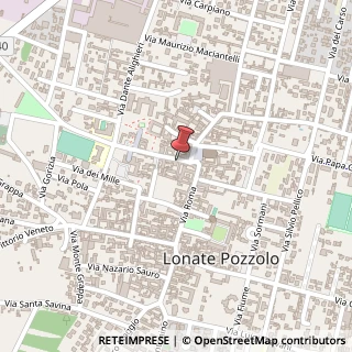Mappa Via Camillo Benso Cavour, 8, 21015 Cardano al Campo, Varese (Lombardia)