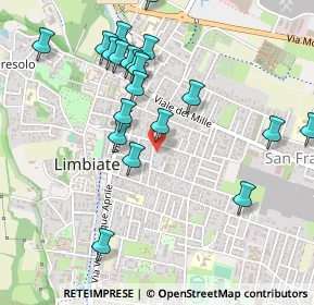 Mappa Via Cesare Battisti, 20812 Limbiate MB, Italia (0.526)