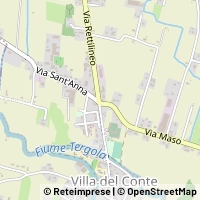 Mapa Villa del Conte