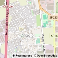 Térkép Origgio